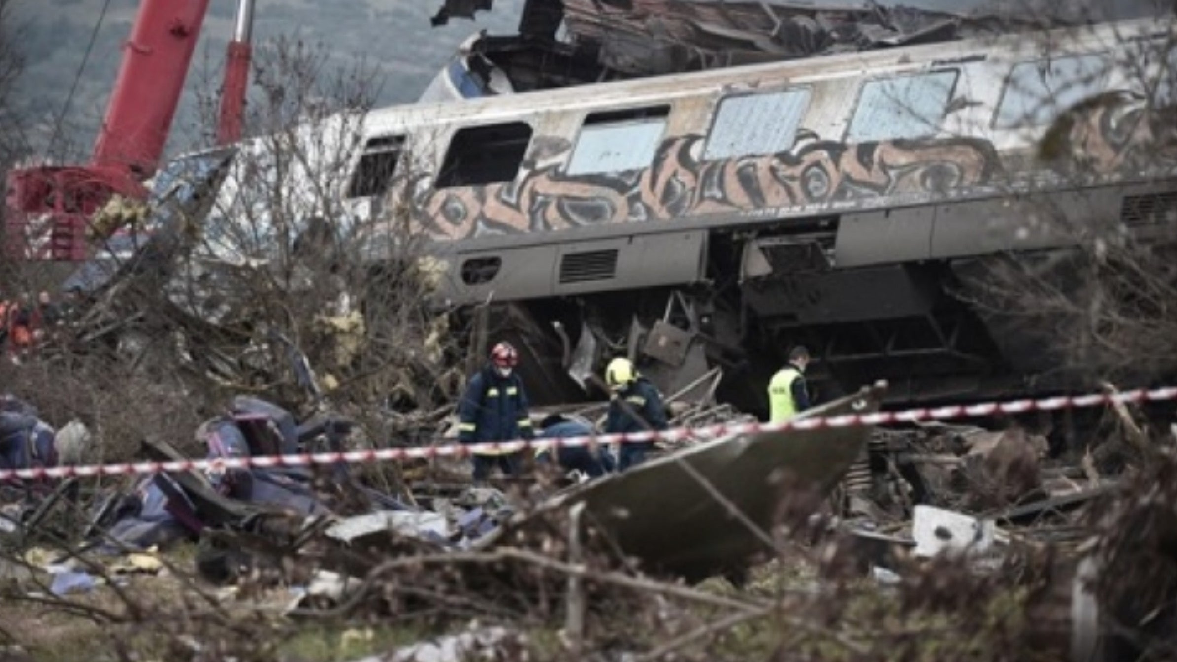 Greece in shock after a head-on collision between two trains, Magnate Daily