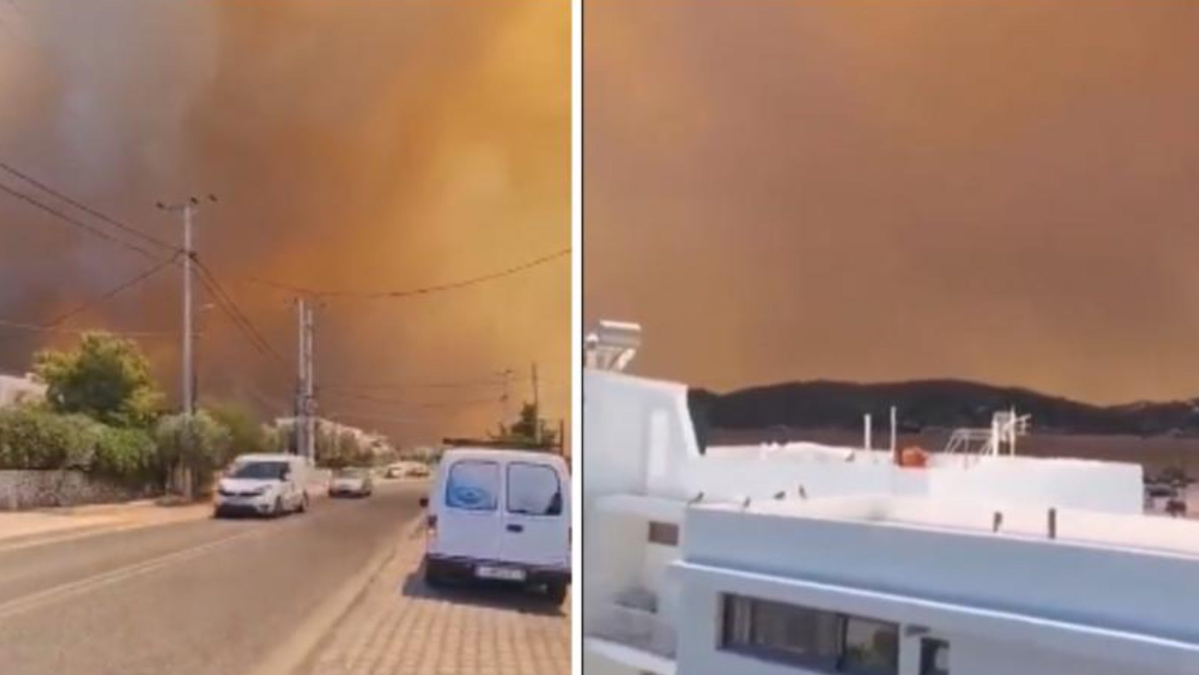 Forest fire triggers evacuation of seaside areas in Athens, Magnate Daily