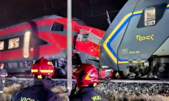 Accident in Italy on Sunday evening: two passenger trains collide, injuring 17 people!, Magnate Daily
